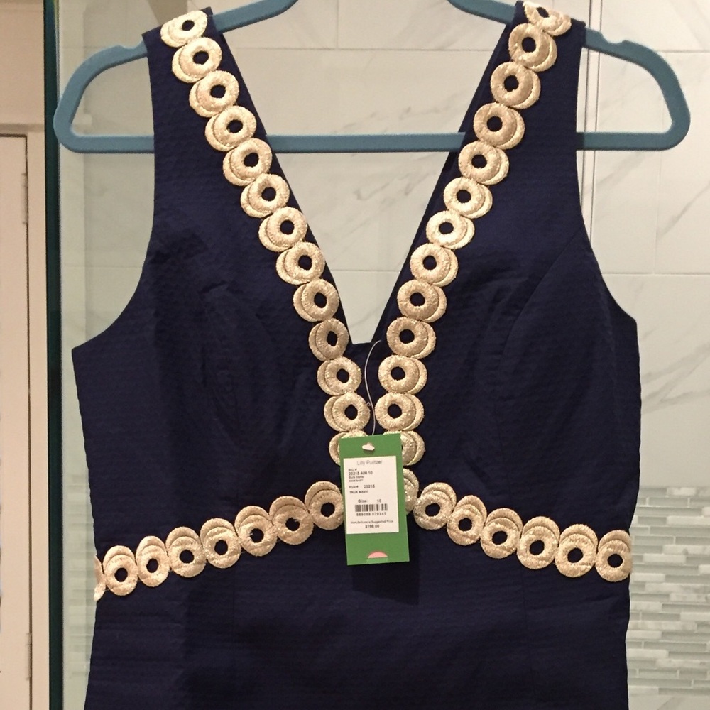 Lilly Pulitzer Esme True Navy Dress
